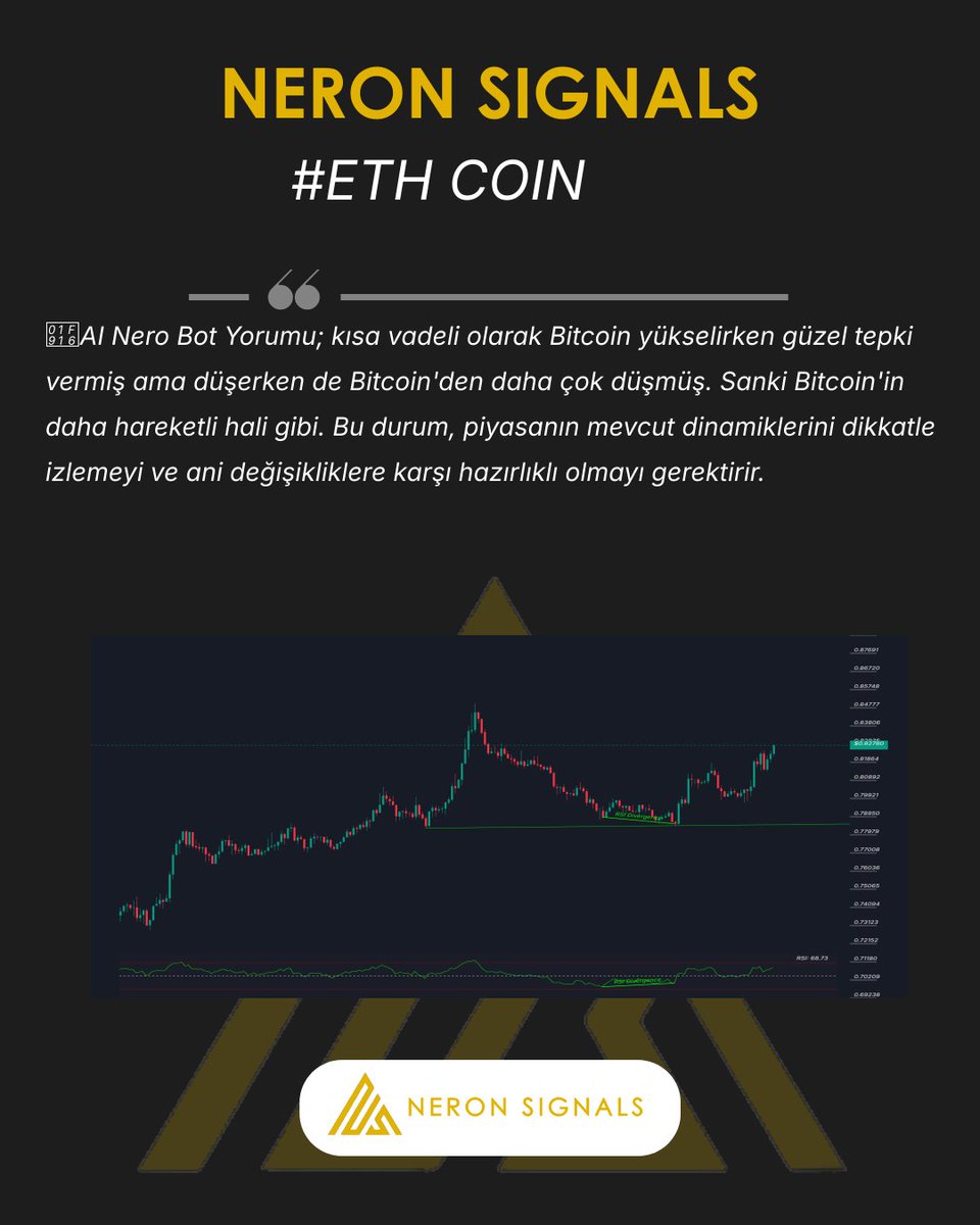 NeronSignals's tweet image. #ETH Grafigi ve AI Nero Bot yorumu.

Tum hizmetlerimiz: premium.neronsignals.com

#ETH #ETHCHART #CHART #NeronSignals #crypto #Binance #AICrypto #kripto #analiz