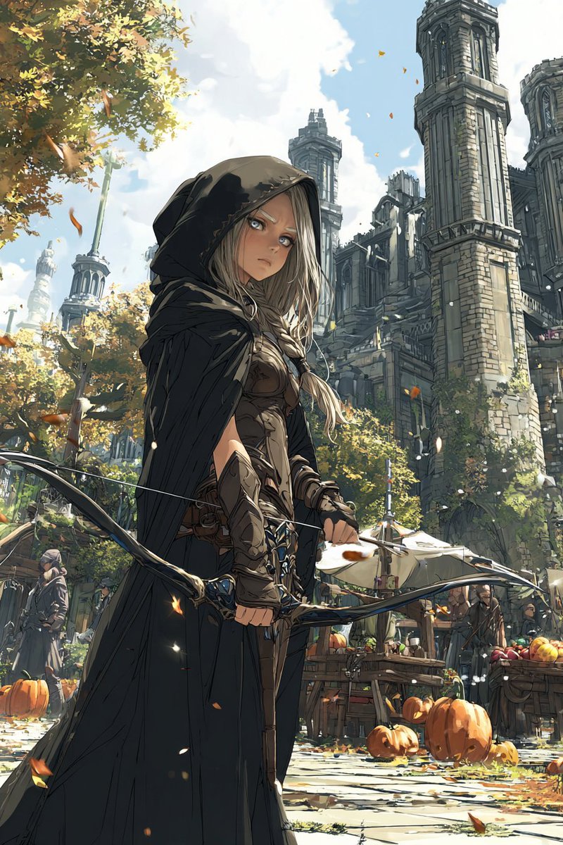 イラストの画像 GM☕🧕🏹🍂 #AIイラスト #Aiart