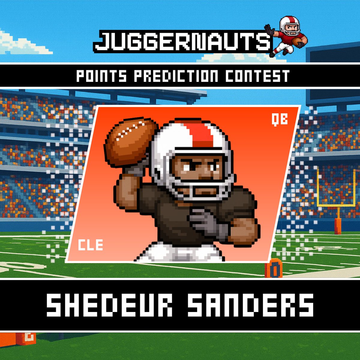 0xJuggernauts's tweet image. Introducing a fresh #giveaway contest - Juggernauts Points Prediction Contest!

HOW IT WORKS
Guess how many #FantasyFootball points Shedeur Sanders will score on Sunday and you could win $50 USDC!

RULES
1. Follow us @0xJuggernauts
2. Like and retweet this post. 
3. In the…