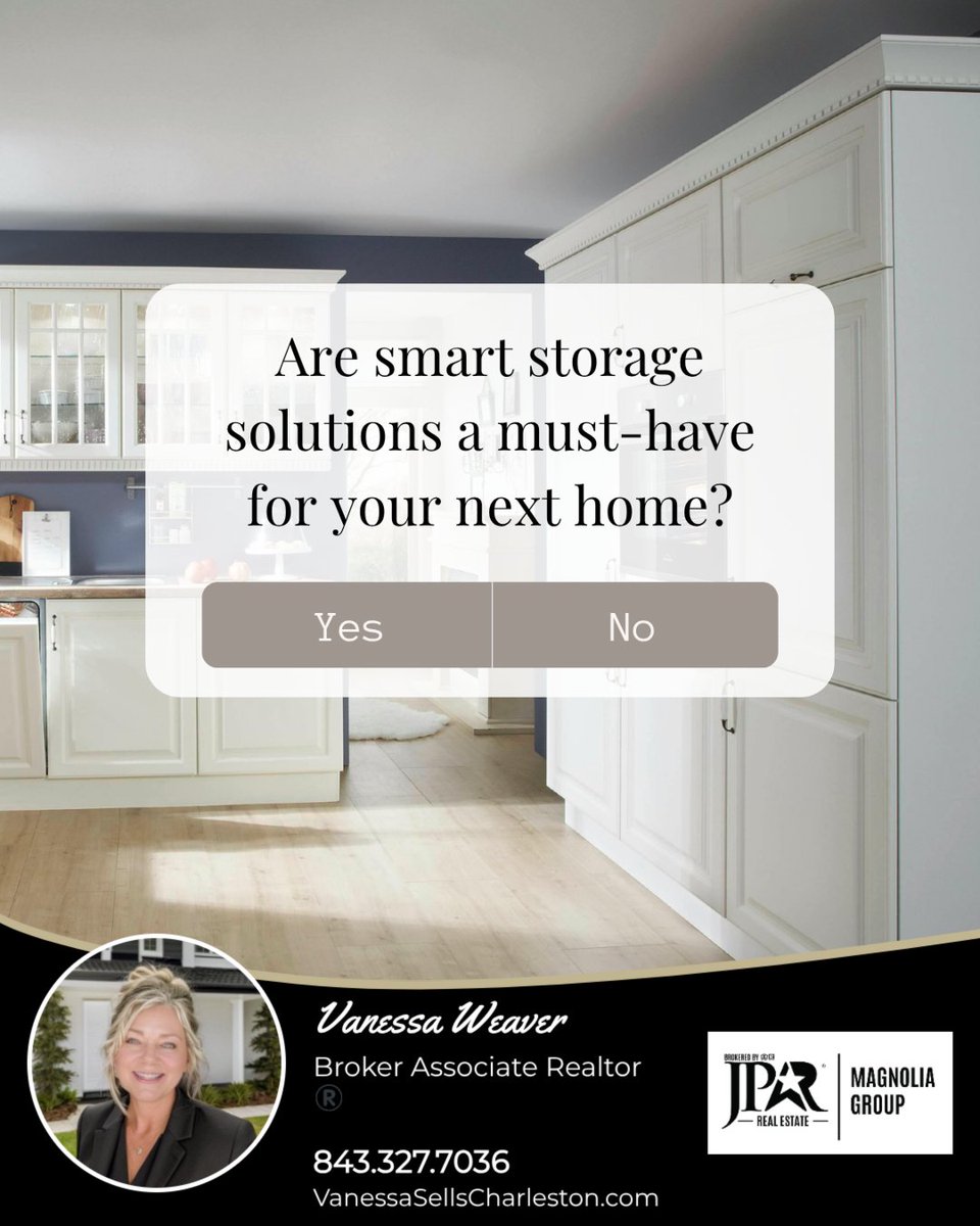 VanessaSellsChs's tweet image. 🏡 Are smart storage solutions a must-have or a bonus?

Whether it’s a walk-in pantry, built-in shelving, or under-stair drawers, the right storage can transform how a home feels and functions.

Would you call it a necessity for your next move?

#homedesign #smartstorage