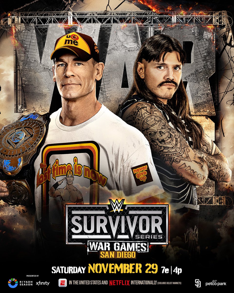 Mis predicciones para survivor series ☝️ dominik Mysterio vs <a href="/JohnCena/">John Cena</a>  , van a tener 3 luchas y en 2 ganó cena , no me sorprende que el sucio gane con interferencia de Liv Morgan volviendo y dándole la lucha asique mí voto es para el sucio dom #RawOnNetflix #SurvivorSeries