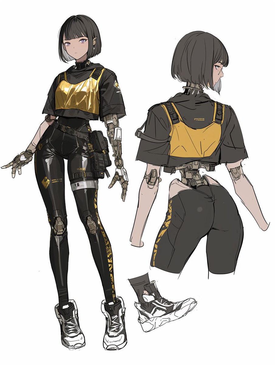 MdManheim's tweet image. 掲載日時：2025/11/29　1:18
登録日：2024/4/7
アンドロイド名：パンクスタイルアンドロイド51番
#midjourney #midjourneyart #aiart #android #アンドロイド #ロボ娘 mtbrs.net/ps_vonmanheim0…