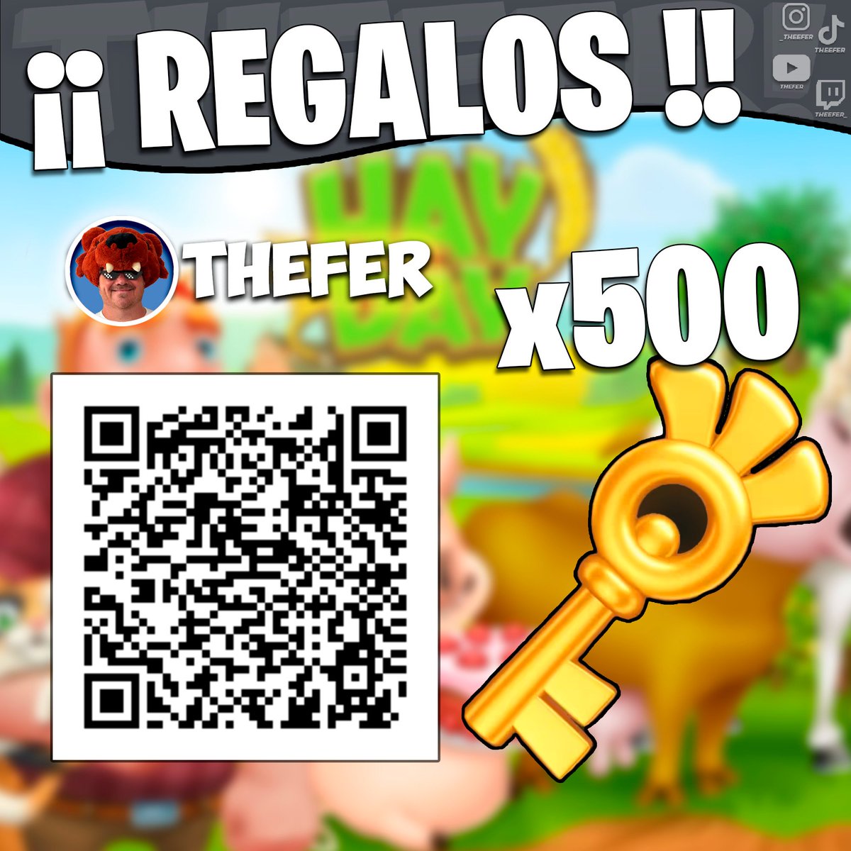 Nuevo Regalo De Hay Day Por El Black Friday 🎁

Nos Dan 500 Llaves Doradas🤩

Aquí Os Dejo Un Enlace 👇🏼
store.supercell.com/hayday?voucher…

#BlackFriday #GiftedBySupercell #HayDay