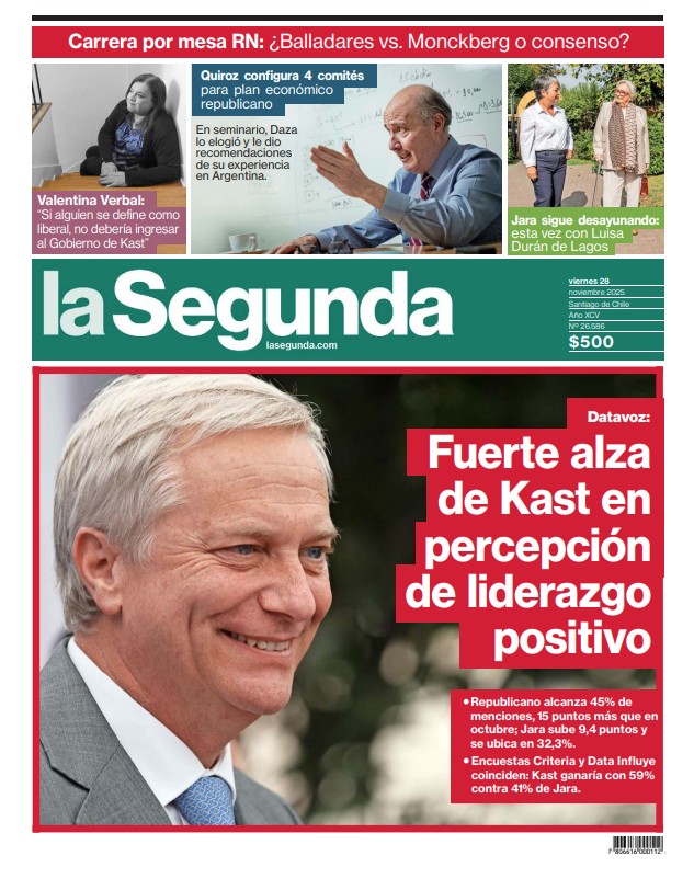 La_Segunda's tweet image. Portada de hoy 
lasegunda.com
