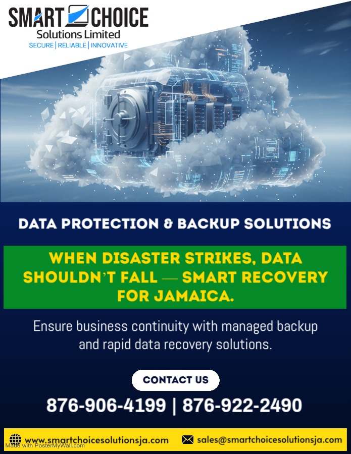 SMARTCHOICEJM's tweet image. Jamaica’s Data Lifeline: Smart Recovery Starts Here!&quot;

#datarecovery
#SmartNews
#TechNews
#BusinessOwners
#DisasterManagement 
#TechNews 
#tech 
#Jamaica
