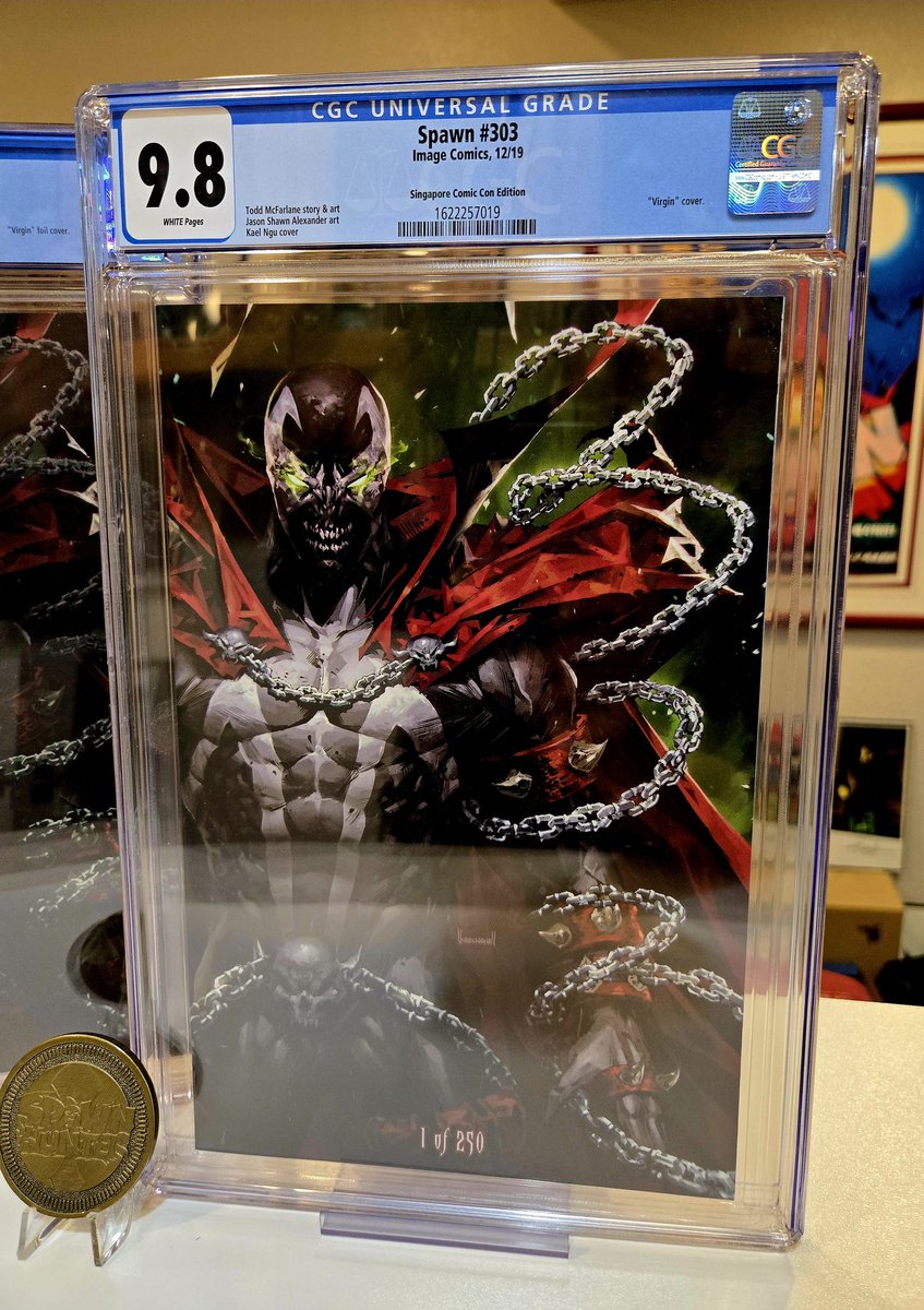 TheSpawnHunter's tweet image. Spawn 303 Singapore Exclusive and part of The SpawnHunter Collection. #Spawn #SpawnHunter #SpawnHunterCollection