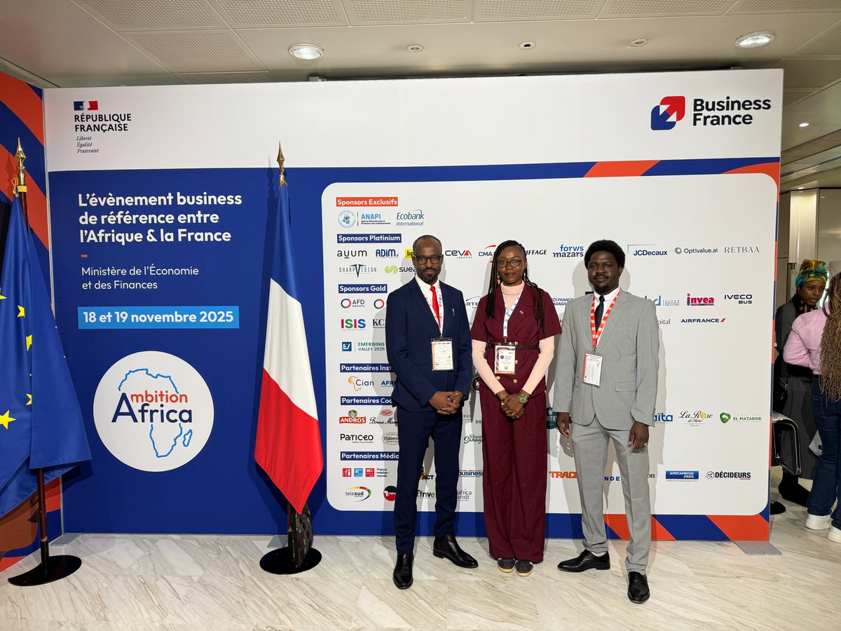 ChadInnov's tweet image. 🤝🌍We took part in #AmbitionAfrica2025 a powerful exchanges on Africa’s economic transformation, innovation &amp;amp; new partnerships. Key moments1⃣the announcement of #AfricaForward2026 in Kenya🇰🇪2⃣We remain committed to supporting youth, startups &amp;amp; stronger continental bridges. #SDGS