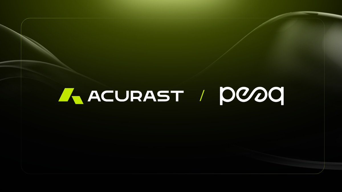 Acurast's tweet image. We’re thrilled to announce the continued expansion of our ecosystem with an official integration with @peaq!

Using peaq&apos;s global Machine Economy Computer together with @LayerZero_Core bridge, ACU tokens will be able to move across all supported multichain integrations from day…