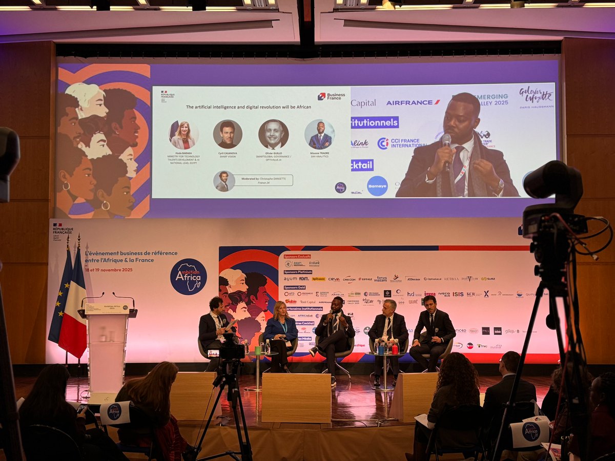 ChadInnov's tweet image. 🤝🌍We took part in #AmbitionAfrica2025 a powerful exchanges on Africa’s economic transformation, innovation &amp;amp; new partnerships. Key moments1⃣the announcement of #AfricaForward2026 in Kenya🇰🇪2⃣We remain committed to supporting youth, startups &amp;amp; stronger continental bridges. #SDGS