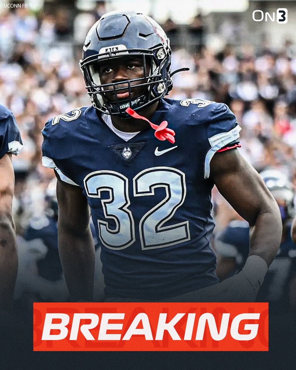 NEW: UConn star LB Oumar Diomande plans to enter the NCAA transfer portal, <a href="/PeteNakos/">Pete Nakos</a> reports. 

Diomande has totaled 111 tackles and 3 sacks this season. 

on3.com/transfer-porta…