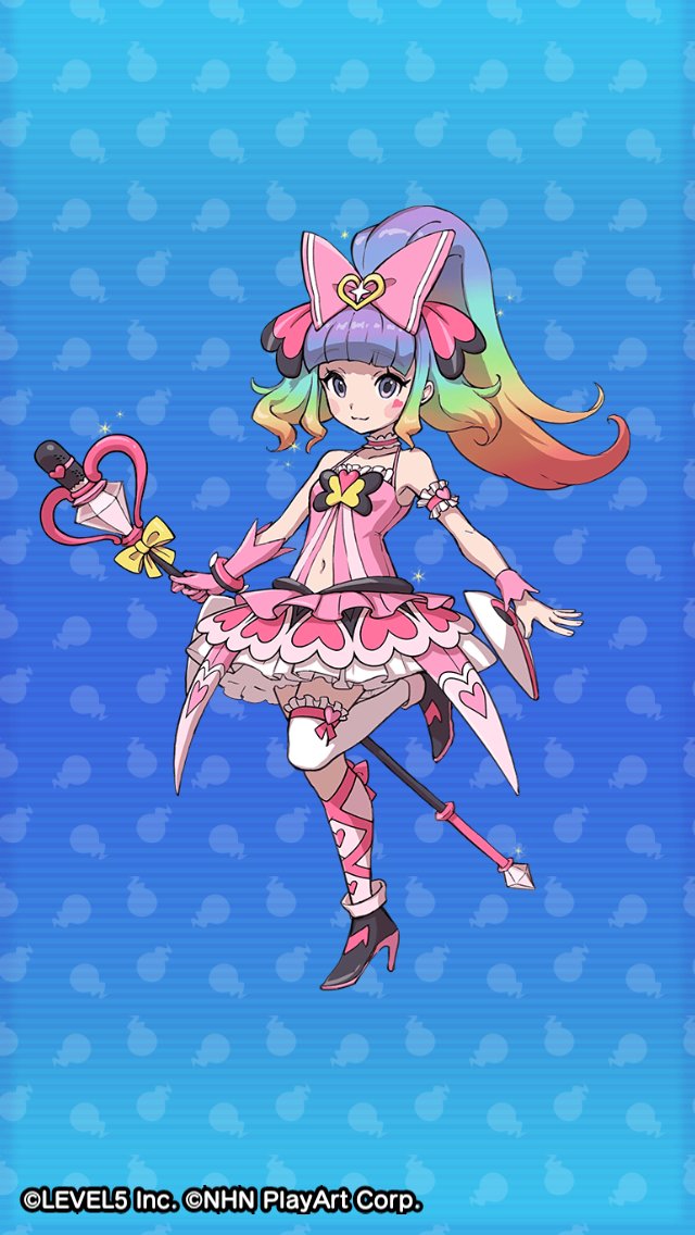 tukinahisui_scp's tweet image. FESエルちゃんって3Dだと光でパステルっぽく見えてたけど実は結構ビビット調だった
思ったよりRainbow
#ぷにぷに