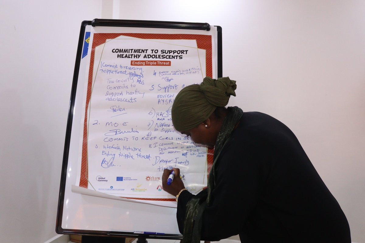 MeTAKenya2018's tweet image. Today in @isioloCounty011 , key stakeholders across the health, education , gender and CSOs  took a bold step forward by signing concrete commitments to advance #SRHR and support healthy #adolescents. These pledges not only reflect our shared responsibility to protect the…