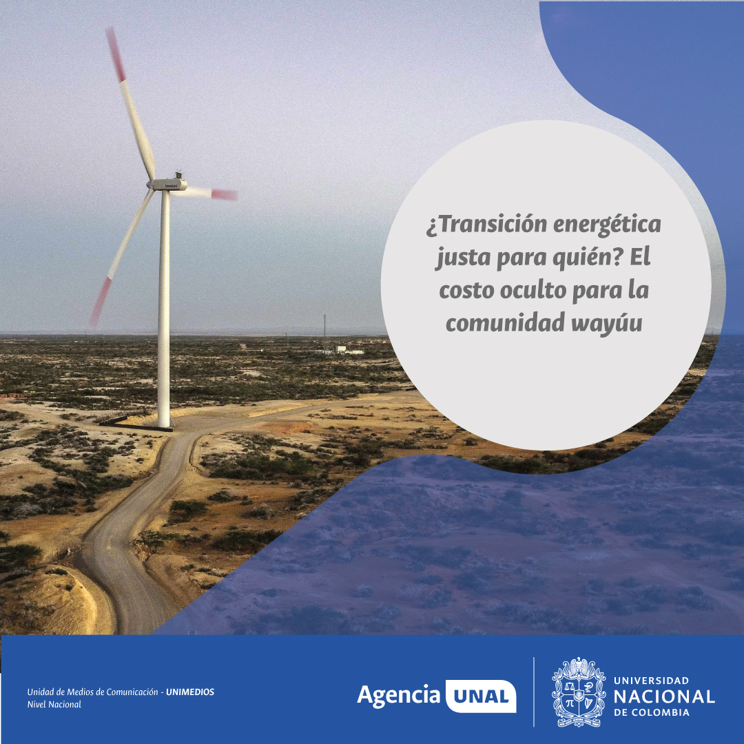 PrensaUNAL's tweet image. #AgenciaUNAL | El despliegue de proyectos eólicos en La Guajira está generando tensiones con comunidades wayúu que advierten riesgo de pérdida cultural y desconocimiento de su relación ancestral con el viento. 

ow.ly/OiaH50Xz7E4