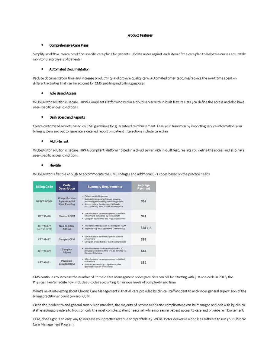 webedoctor's tweet image. Increase your patient revenue with Remote Patient Monitoring with WEBeDoctor RPM and CCM services. Call us at 714-990-3999 to set up a 15-day free trial to try all of our services.