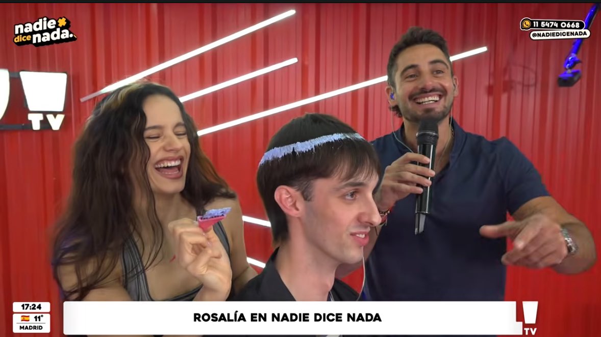 Rosalía pidió estar en Luzu con algo descontracturado y terminó estallada de la risa tiñendo al turro jajaja  #nadiedicenada aguante Luzu