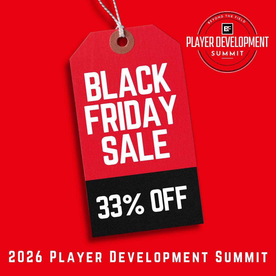 BTF_Program's tweet image. 🚨 TODAY ONLY 🚨

33 percent off tickets to the 2026 Player Development Summit in Detroit. Lowest price of the year. Sale ends tonight at 11:59 PM CST.

Lock in your seat: buy.stripe.com/4gMcN579p7CC2z…

#PlayerDevelopment #26PDSummit