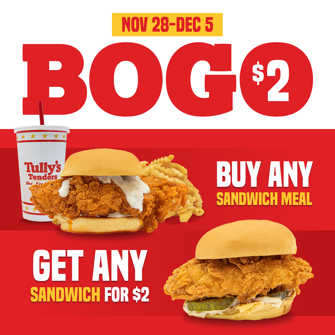 Cyber Week = double the crispy. 🖤🐔 Buy any Chicken Sandwich Meal, snag the second Sandwich for just $2 when you order online! 📲💻