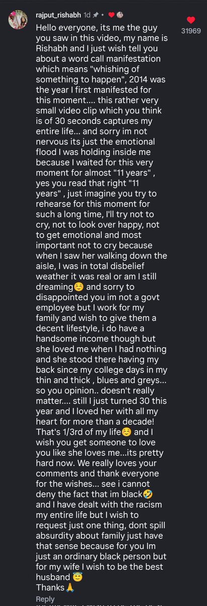 FactswithDinesh's tweet image. Sorry Rishabh, we have feminist who just mock you for your look.
We wish you a happy married life.