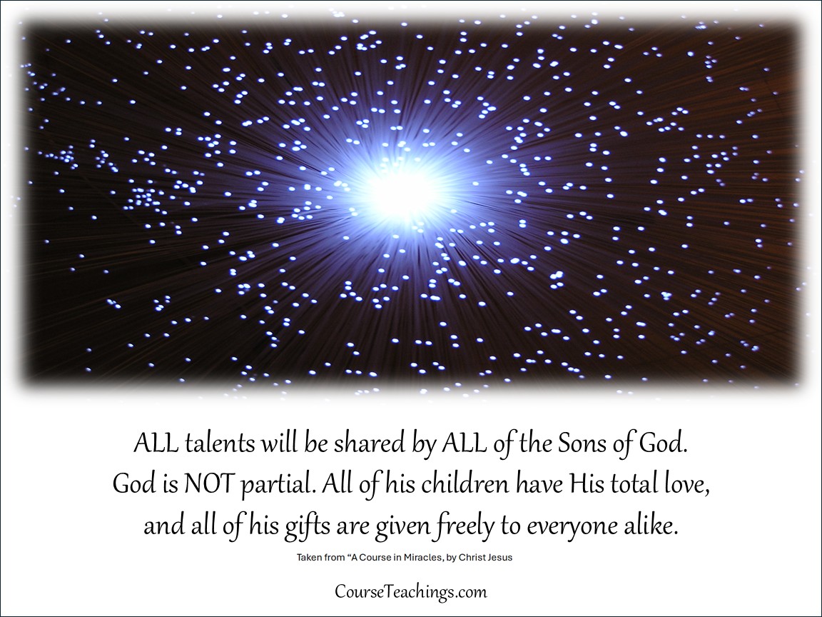 CourseTeachings's tweet image. All Talents Are Shared by All.
Engage with teachings on life, death, immortality, extraterrestrials, the presence of God within us, the concept of time, and the power of thoughts for spiritual growth. #CourseTeachings  #Spirituality #Consciousness #Wisdom