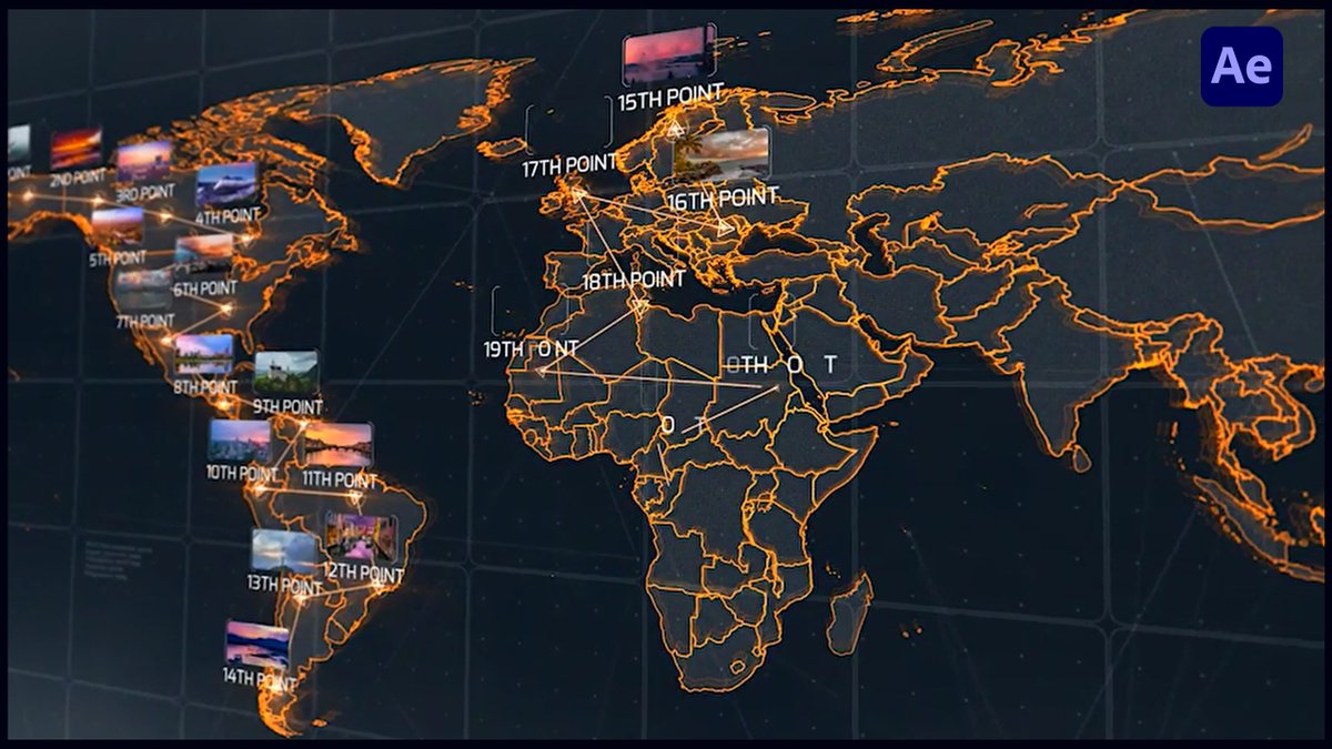 AlisaKriv's tweet image. 🌐 World Map (After Effects Template) 
🛍 Link to the project here 1.envato.market/XmDrDy
🏷 #WorldMap #infographics #worldwide