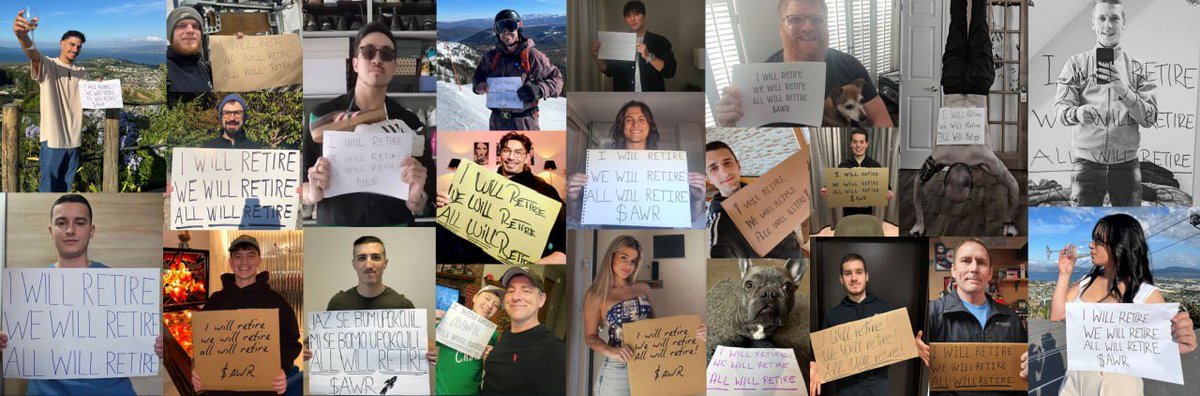 All Will Retire tweet media