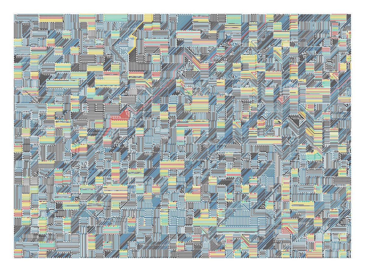 CCDDBB's tweet image. Plottable Mess #228

#javascript #plotterart #plottertwitter #generativeart #genart #digitalart #abstractart #graphicart #nftart