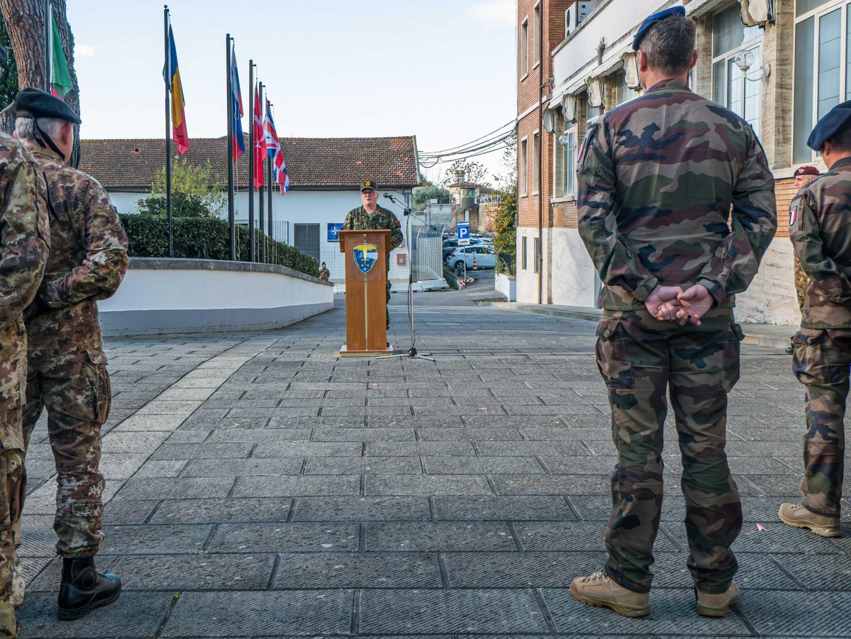 NATO_MND_S's tweet photo. 🇬🇧 ✨🇦🇱 Today, at the Multinational Division South (MND-S) Headquarters in Florence, we pay tribute to Albania on the occasion of its National Day (November 28)!
We are proud to renew our commitment to working together, united in cooperation and friendship! #MNDS https://t.co/JP6GZK1FdO