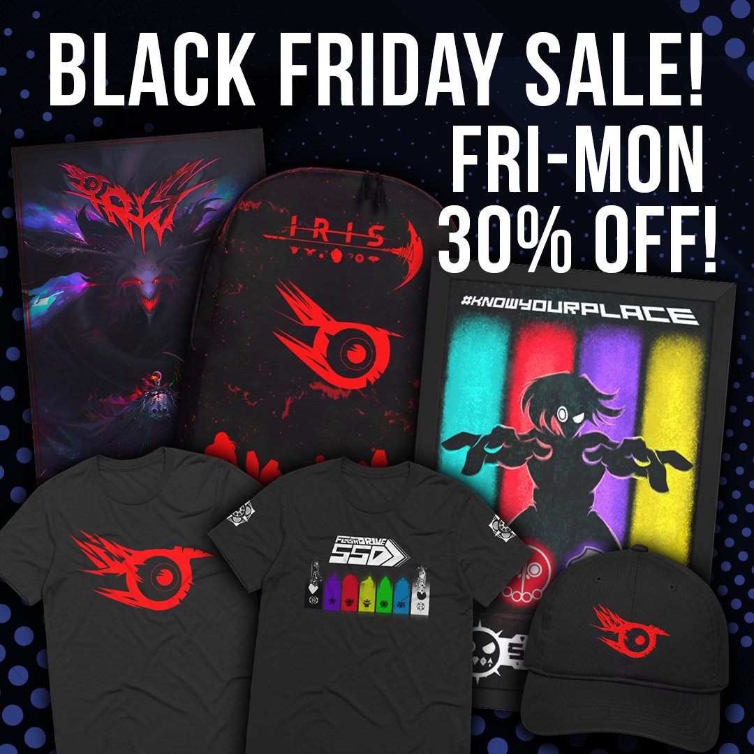 DAGamesOfficial's tweet image. Our Black Friday sale is now live! From now until Monday at 11:30 pm PST, all products are 30% off!  

daonline-store.myshopify.com 
daonline-shop.fourthwall.com
