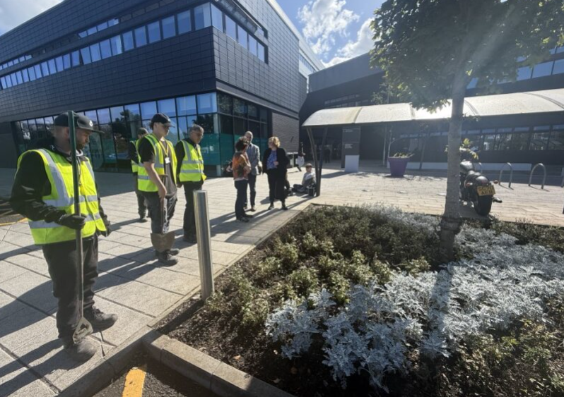 AyrshireColl's tweet photo. Celebrating #TreePlantingWeek🌳
Our student-led Brighten Our Campus project is thriving! From planting our official flower, the Blue Columbine, to adding Willow, Cherry, Fig & Monkey Puzzle trees. Thanks to Dalkia for the making this possible💙🌿
#AyrshireCollege https://t.co/Lm7KjDPoDX