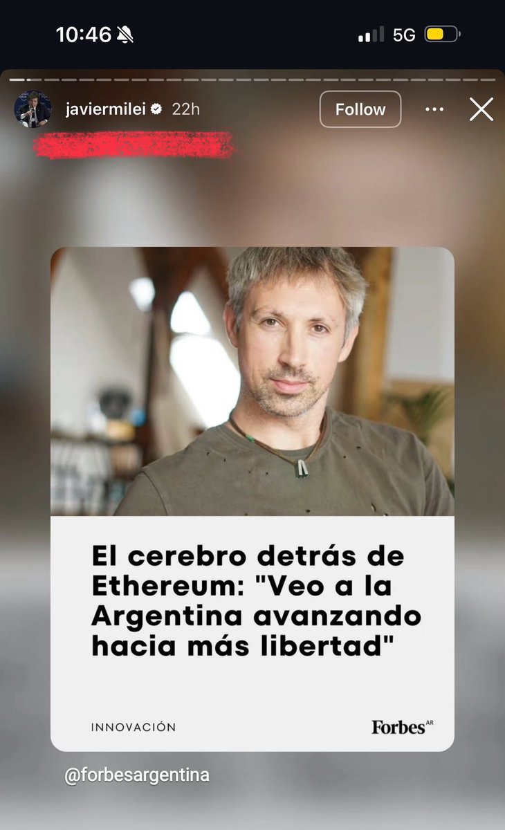 granbergcapital's tweet image. Javier Milei just reposted Gavin Wood.
Polkadot’s founder is in Argentina dropping Gov2, Polkadot Mobile, and speaking to governors.
Buenos Aires is turning into the new crypto capital on steroids.
$DOT × Milei = something cooking 🔥 #Polkadot #DOT #cryptoargentina #Crypto