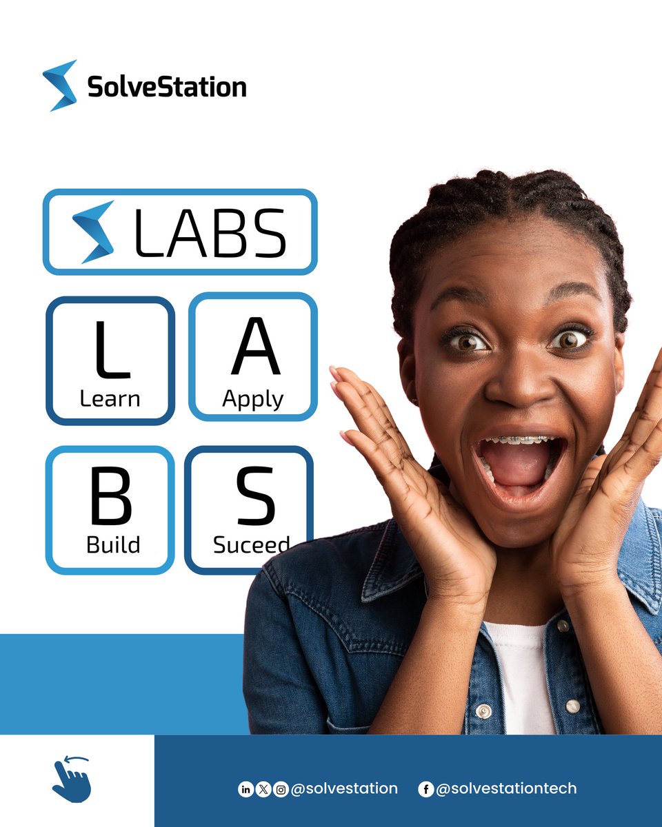 solvestation's tweet image. &quot;Big news! SolveStation Labs is hitting the scene to revolutionize your tech journey. Learn Smarter, Not Harder. Apply what you learn. Build real projects. Succeed in your career. Your future in tech just got a massive upgrade! 💡

#SolveStationLabs #TechRevolution #LearnTech