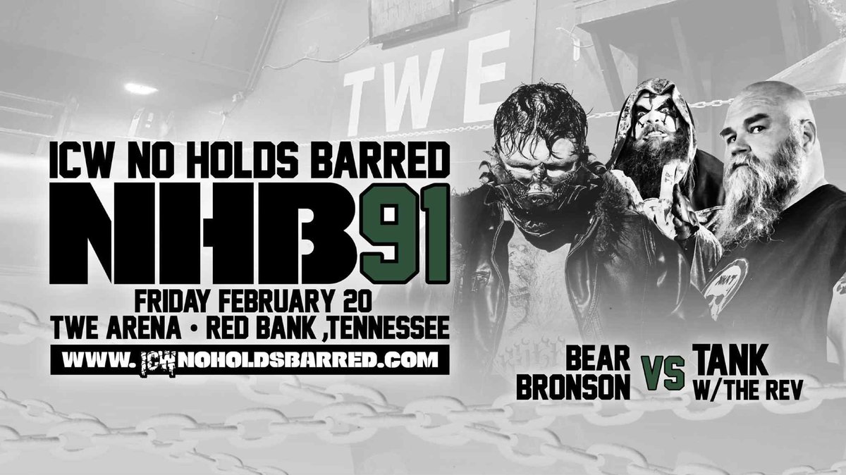 ICWNHB's tweet image. 50 REPOSTS and we will ANNOUNCE the NEXT FIGHT for ICW NHB CHATTANOOGA 📍 

SHE BOUGHT THE TICKET
&amp;amp; SHES TAKING THE RIDE.

THE CHAINS RETURN to 
CHATTANOOGA TN!! 

LIVE!! FRIDAY-SATURDAY FEBRUARY 20-21 - TWE ARENA - RED BANK TN - 7PM 🚪 8PM 🛎️ 

BYOB 🍻 

BUY TICKETS NOW -…
