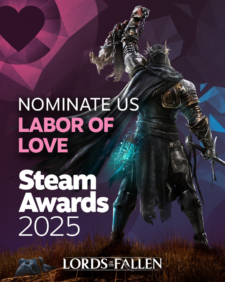 Over 70 updates (&amp; counting!), Lords of the Fallen has been nothing less than a labour of love for us.

So, go on... give us a little vote if you can. (link in comments)