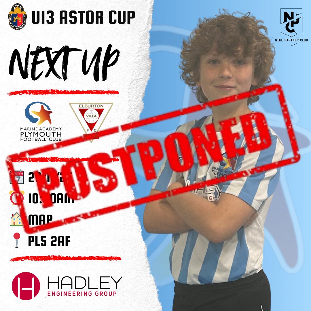 Beaten by the weather 🌧️ 

Tomorrows game is off 🙁