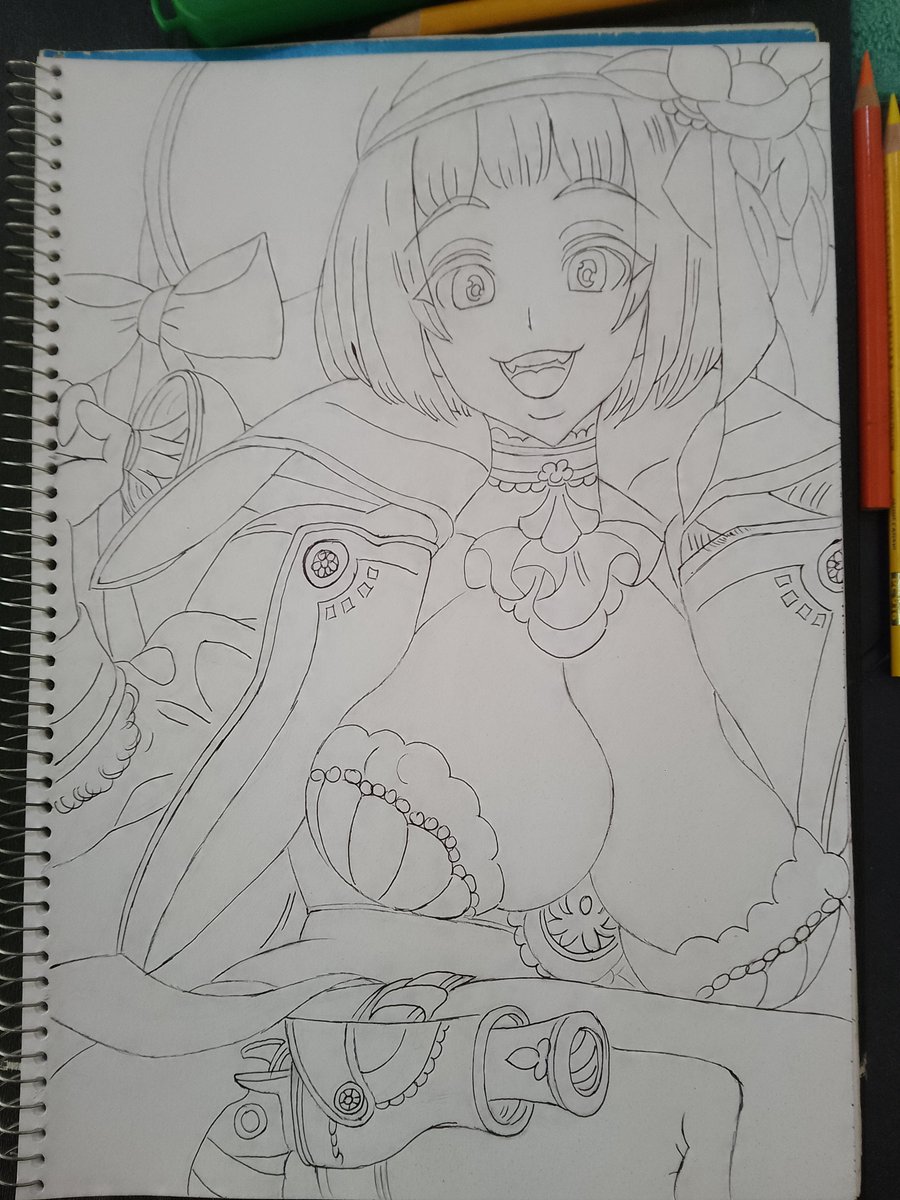 luispriest's tweet image. La princesa pirata esta lista para pintarla