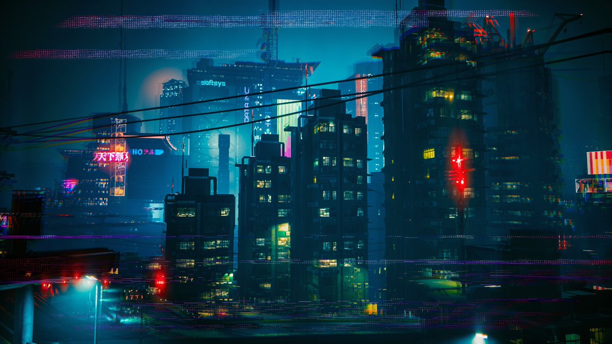 KazeKasukana's tweet photo. The view of Night City seen during the Relic Chip's malfunction💥
#Cyberpunk2077 #VPCONTEXT #VPSAT #EdgerunnerSaturday https://t.co/R4IADItLAL
