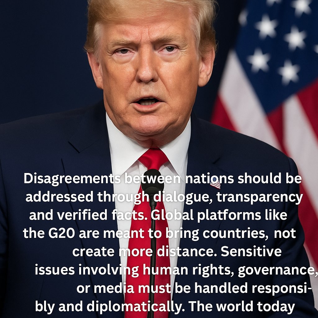 Global Issues Need Global Dialogue
#G20Updates #USA #LaCasaDeAlofoke2