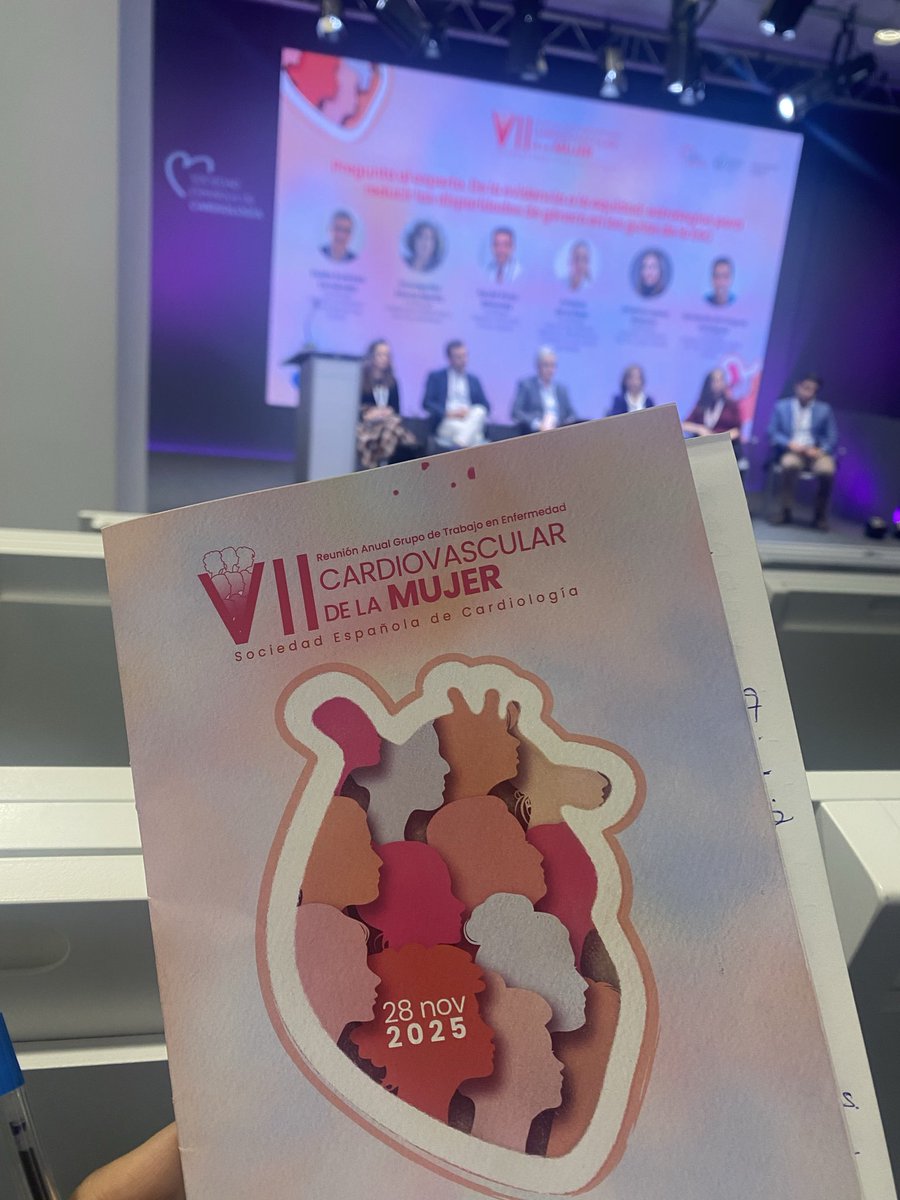 Un día muy interesante para aprender y reflexionar. Charlas muy interesantes con ponentes de primera 🥇. Gracias a la organización #enfermedadcardiovasculardelaMujer <a href="/secardiologia/">Soc Esp Cardiología</a>