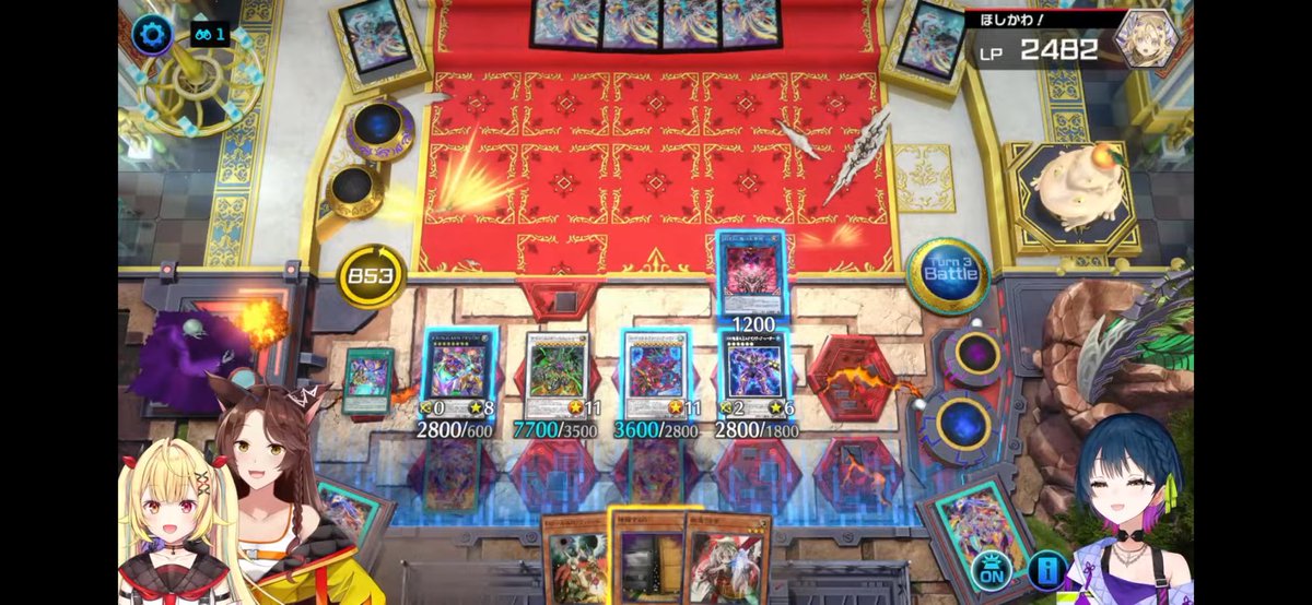 zerokun0206's tweet image. 打ち上げデュエルおつひめぼし〜
またこの3人のマスターデュエル見れて嬉しい( ^ω^ )
レモン、PUNK、エクソどれも良いテーマよね✨
星川ふにゃふにゃで可愛いねー！
お疲れ様でした♪
#星川観測
#生フミ 
#山神カタル
#織姫星