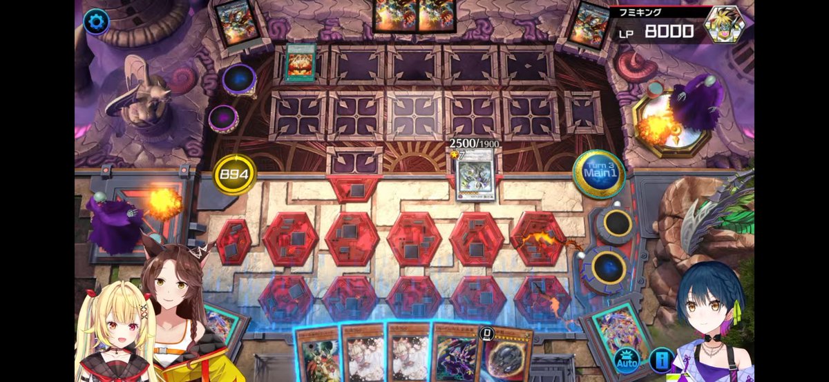 zerokun0206's tweet image. 打ち上げデュエルおつひめぼし〜
またこの3人のマスターデュエル見れて嬉しい( ^ω^ )
レモン、PUNK、エクソどれも良いテーマよね✨
星川ふにゃふにゃで可愛いねー！
お疲れ様でした♪
#星川観測
#生フミ 
#山神カタル
#織姫星