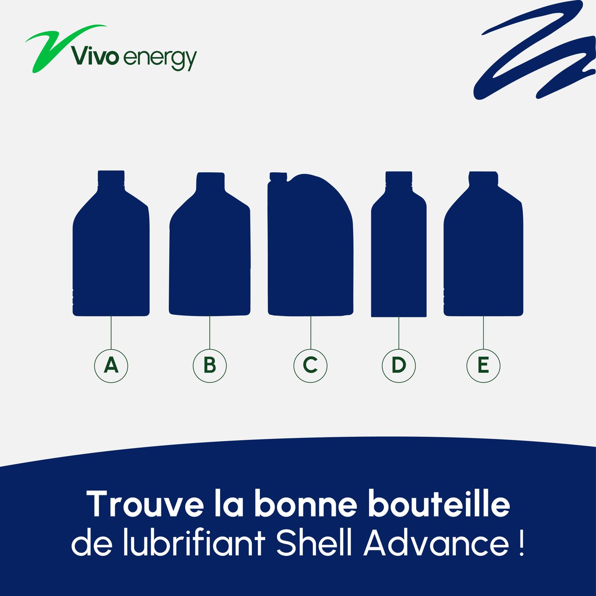 VivoEnergyMal's tweet image. Petit défi du jour
Les vrais connaisseurs des produits Shell sauront où le repérer 😉
Dites nous lequel des bidons est le bon👇
#ShellAdvance #VivoEnergyMali #BonWeekend
