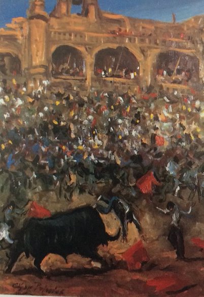 IV Aniversario †
César Palacios, de las arenas de Las Ventas a la pintura forostoreros.com/viewtopic.php?… César Palacios, pintor y dibujante, estuvo unido a la plaza de toros de Las Ventas en Madrid: fue acomodador, portero y décadas, arenero: dibujó miles de toros en el callejón.