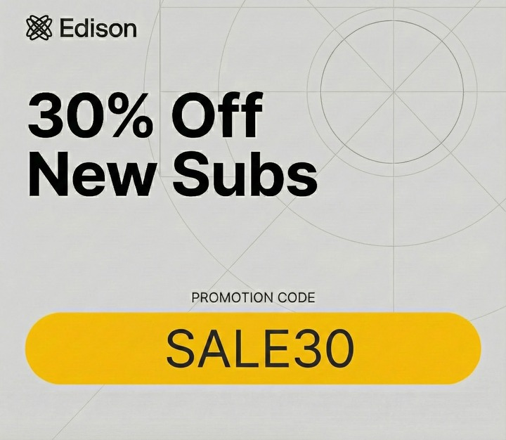 All new subscriptions for our platform are 30% off until Monday. Happy Thanksgiving and happy Black Friday!

Try it today on our platform: platform.edisonscientific.com