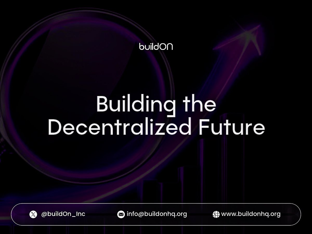 buildON_Inc's tweet image. Web2 gave us platforms we don’t own. Web3 gives us systems we control.
BuildOn is building the infrastructure for that shift decentralized networks where users own their data, developers build without permission, and value flows directly to creators.
No middlemen. No monopolies.…