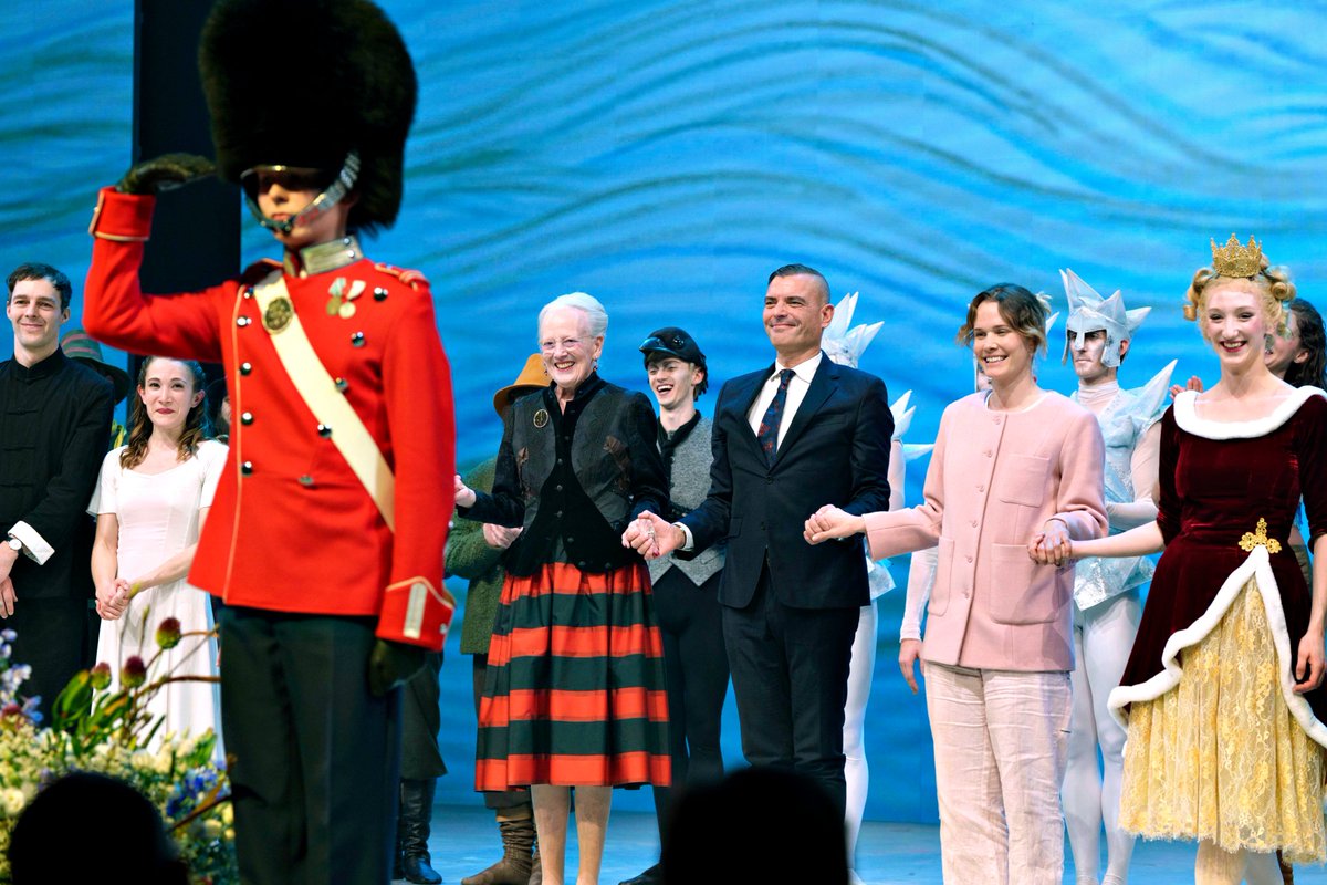 Queen Margrethe of Denmark is once again stretching her incredible creative skills to serve as the costume designer for the "Snow Queen" at Tivoli Gardens, her ninth time doing for a ballet at the park. This is honor of the 220th anniversary of the birth of Denmark's national
