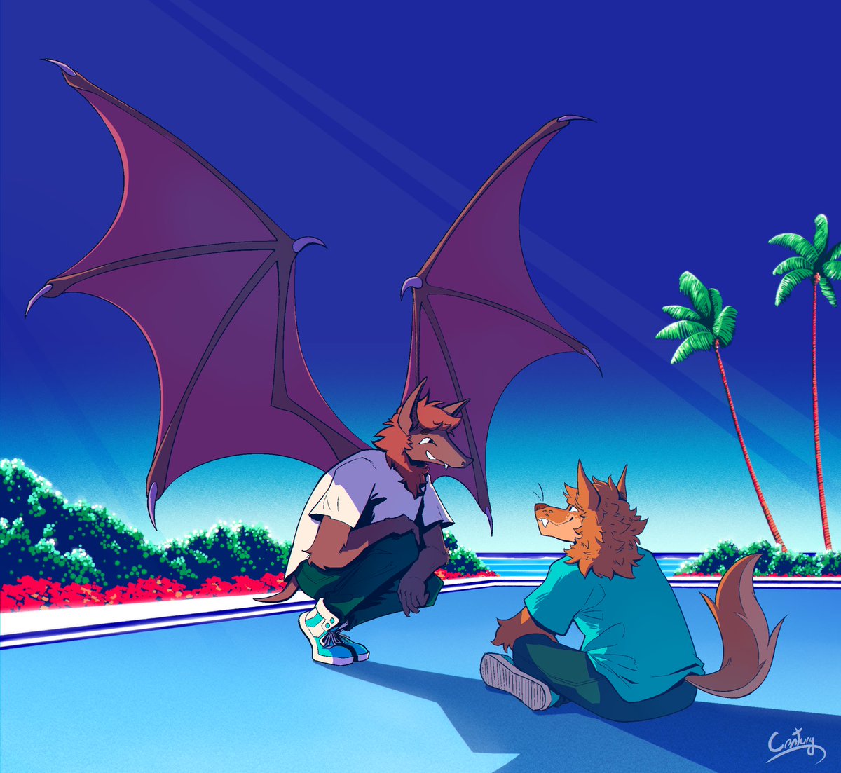 Century_____'s tweet image. Somewhere, it's still summer~