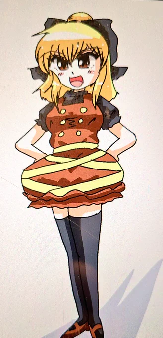 朝から東方のヤマメちゃん描いてました いろいろ短いヤマメちゃん Wi-Fi繋がらないから勘弁してください