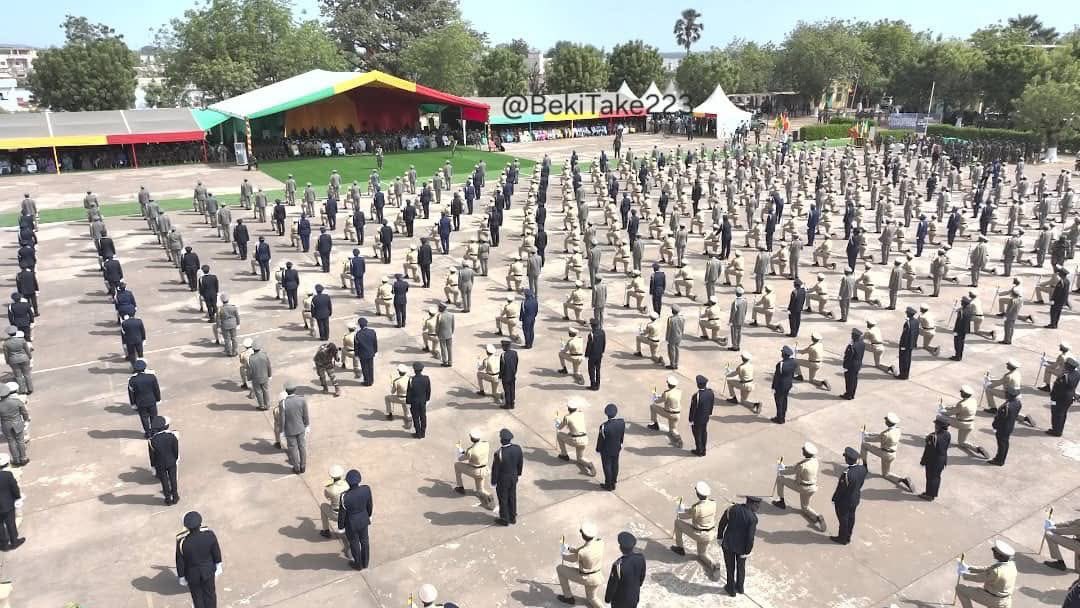 MaliTransition's tweet image. #Mali #FAMa 🇲🇱 | Quelques images drones de la cérémonie de sortie de la 47ᵉ promotion de l’EMIA à #Koulikoro , ce vendredi 28 novembre 2025.