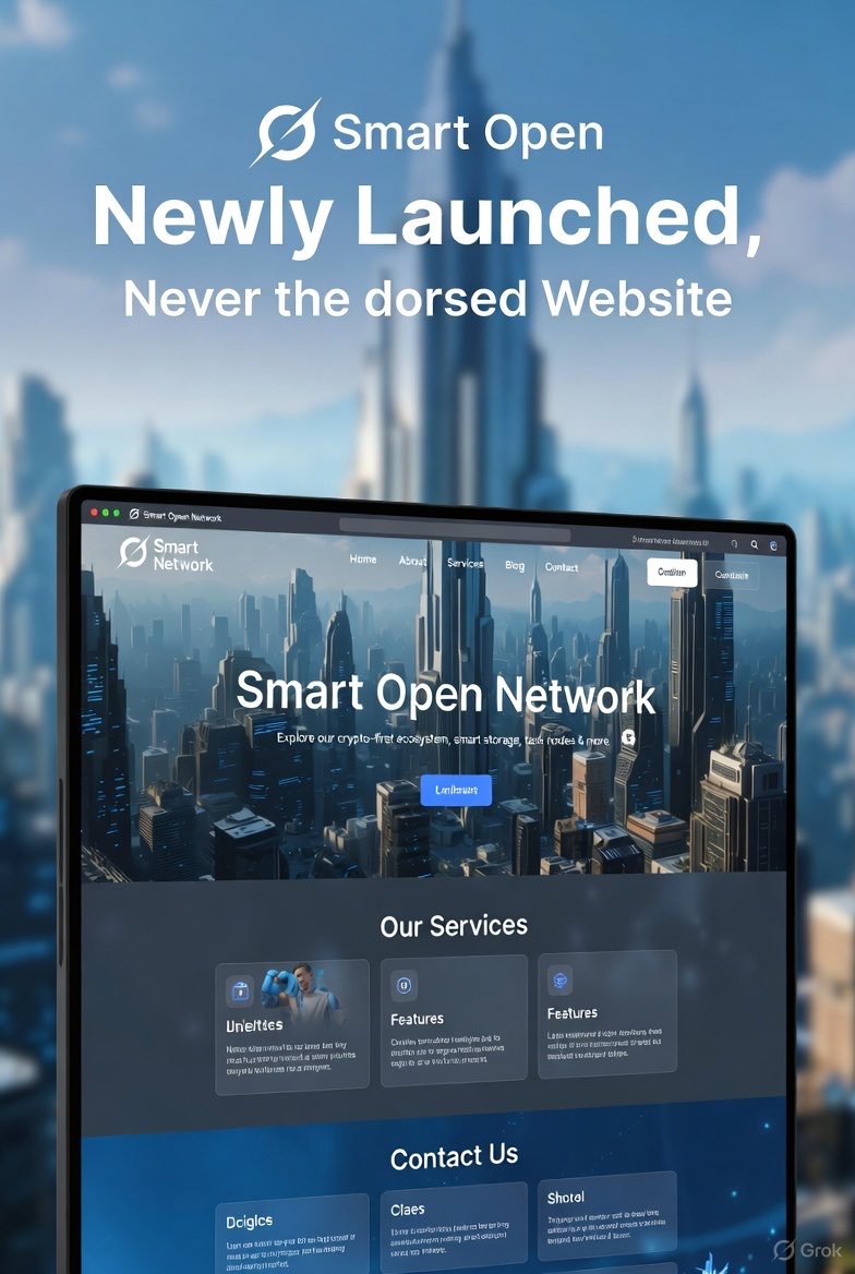🚀 Smart Open Network just launched its official website!
Explore our creator-first ecosystem, smartclick game, smart storage, task nodes &amp; more at smartopenet.xyz 🌐✨
#SmartOpenNetwork