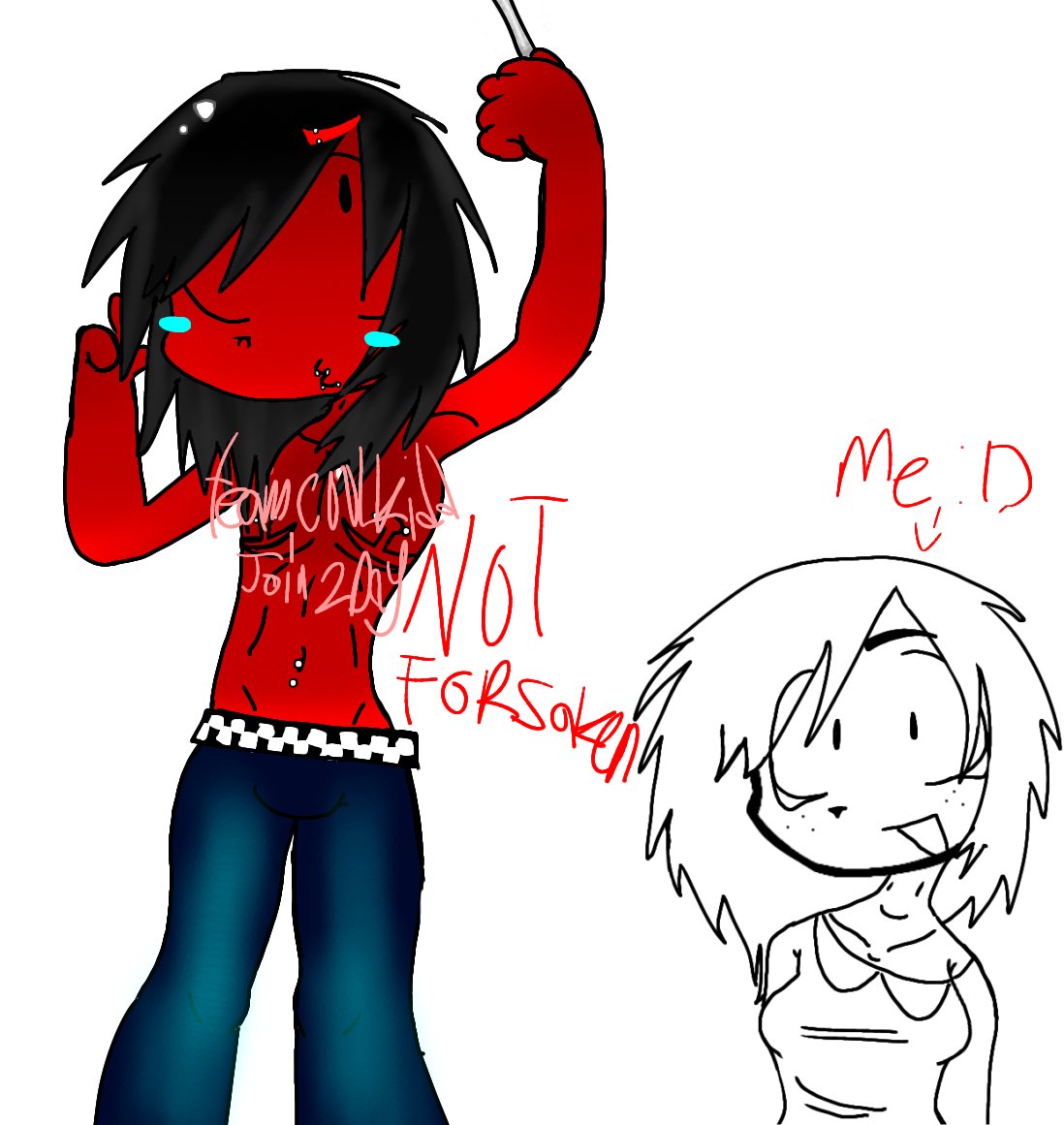 _g0r3Pwuppy_'s tweet image. fuck the fact i have an art acc heres my new art
#Forsaken  #robloxhackers  
#ocart